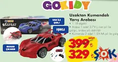 GOKİDY OYUNCAK UZAKTAN KUMANDALI YARIŞ ARABASI GOKİDY OYUNCAK UZAKTAN KUMANDALI YARIŞ ARABASI